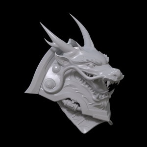 Dragonborn Noble shoulder pad 3d print file