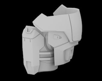 Agathius shoulder pad 3d print file