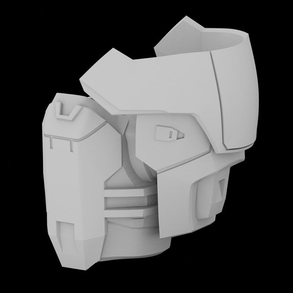 Agathius shoulder pad 3d print file