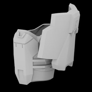 Hampus shoulder pad 3d print file