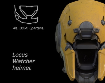 Archivo de impresión 3D del casco de Locus Watcher