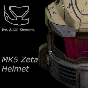Arquivo de impressão 3D do capacete Mk V Zeta