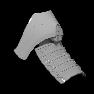 Butterfly Petal shoulder pad 3d print file