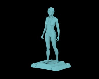 Cortana Statue 3d print file