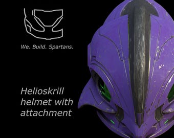 Helioskrill helmet with attachment 3d print file