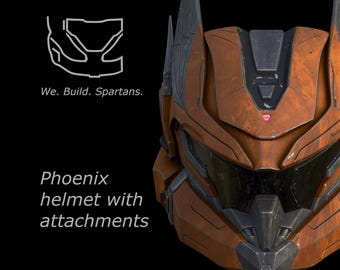 Capacete Phoenix com acessórios - arquivo para impressão 3D