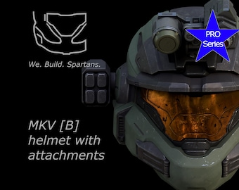Pro Series MKVB helmet with attachments 3d print file