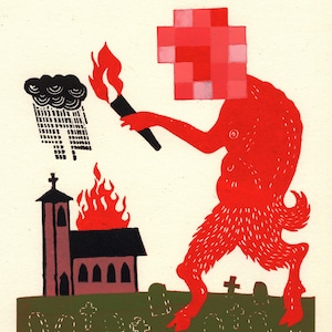 La polizia chiede testimoni che potrebbero aver visto St Michael's incendiare. Questa immagine è tutto ciò che hanno per andare avanti. Sono perplessi.