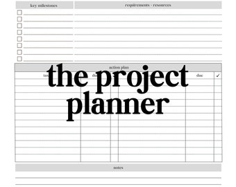 the project planner - pdf
