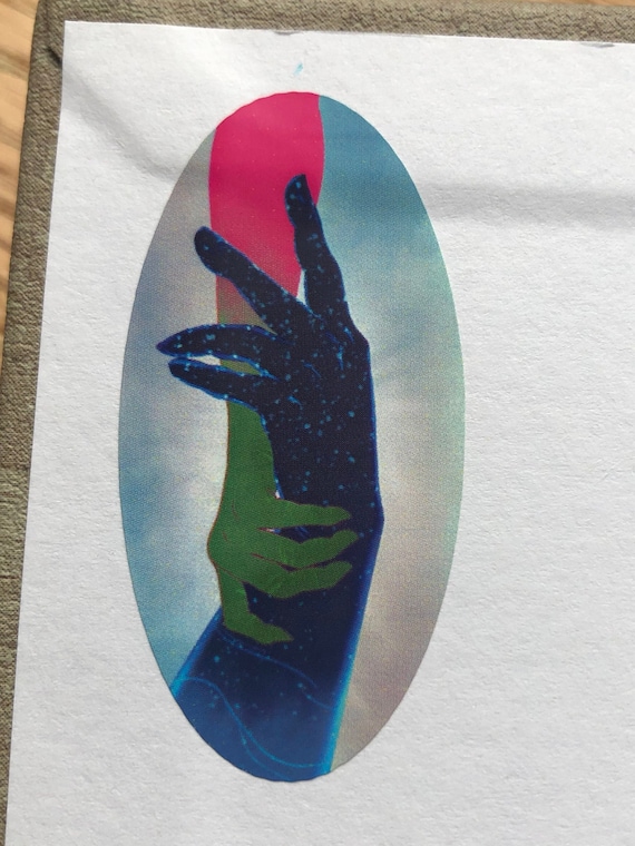 Lore Olympus inspire Persephone and Hades hand hold vinyl waterproof sticker