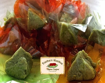 Decadent Matcha Delight: Pyramid Matcha Yema, 40PCS - The First on Etsy