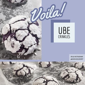 Purple Yam Perfection: Authentic Ube Crinkles, 2 Dozen