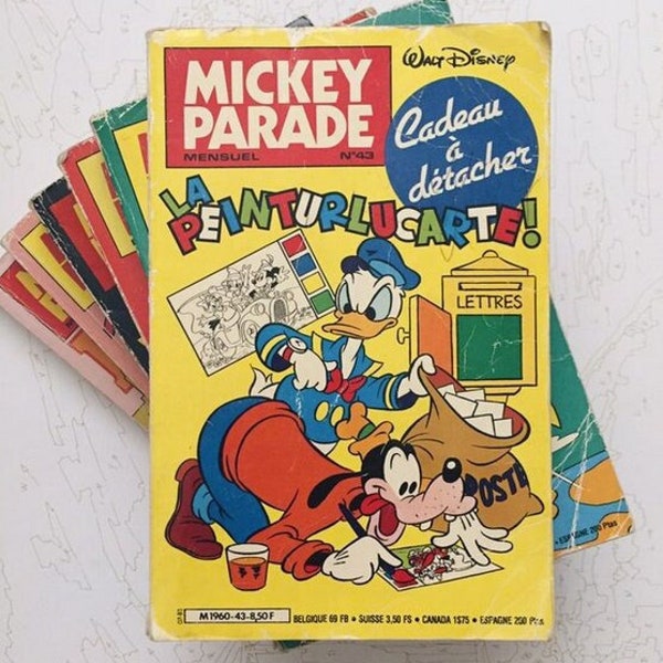 Mickey Parade, bd, french vintage n 41,43,45,58,70