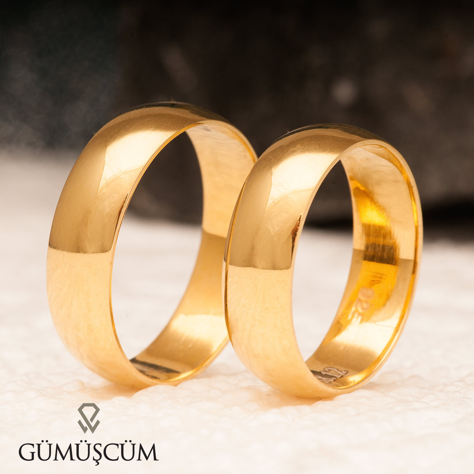 Classiche Fedi Nuziali In Argento Da 6 Mm Per Lui E Per Lei - Foto 12