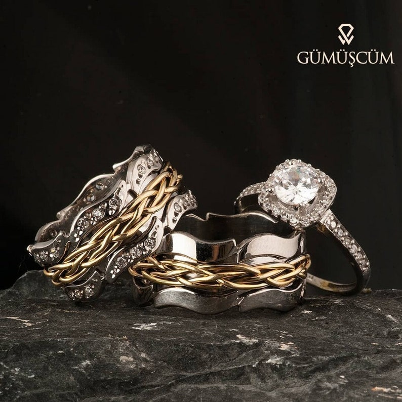 Wedding Rings Set,
His and Hers Couples Rings,
His & Hers Wedding Band Set,
Silver Wedding Rings,
Wedding Ring Set for Couples Pair of Rings,
Jewelry,
Rings,
Wedding Bands, 
His Her bands set,
mens promise ring,
woman's promise ring,