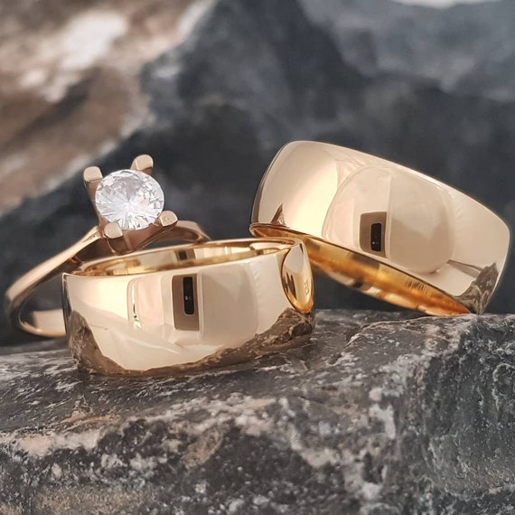 Anello Di Fidanzamento Con Zaffiro Blu Naturale: Anello Di Promessa