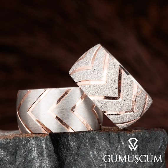 Roagioielli - Fedi Nuziali INFINITA - Fedi In Oro Bicolore Rosa E Bianche - Foto 6