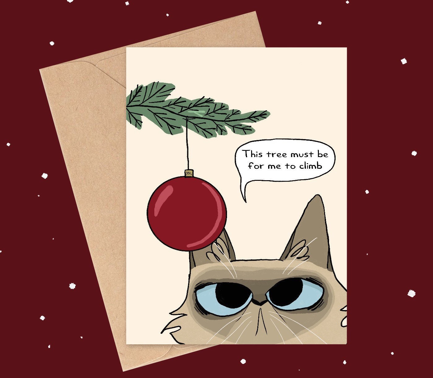 Funny Cat Christmas Cards