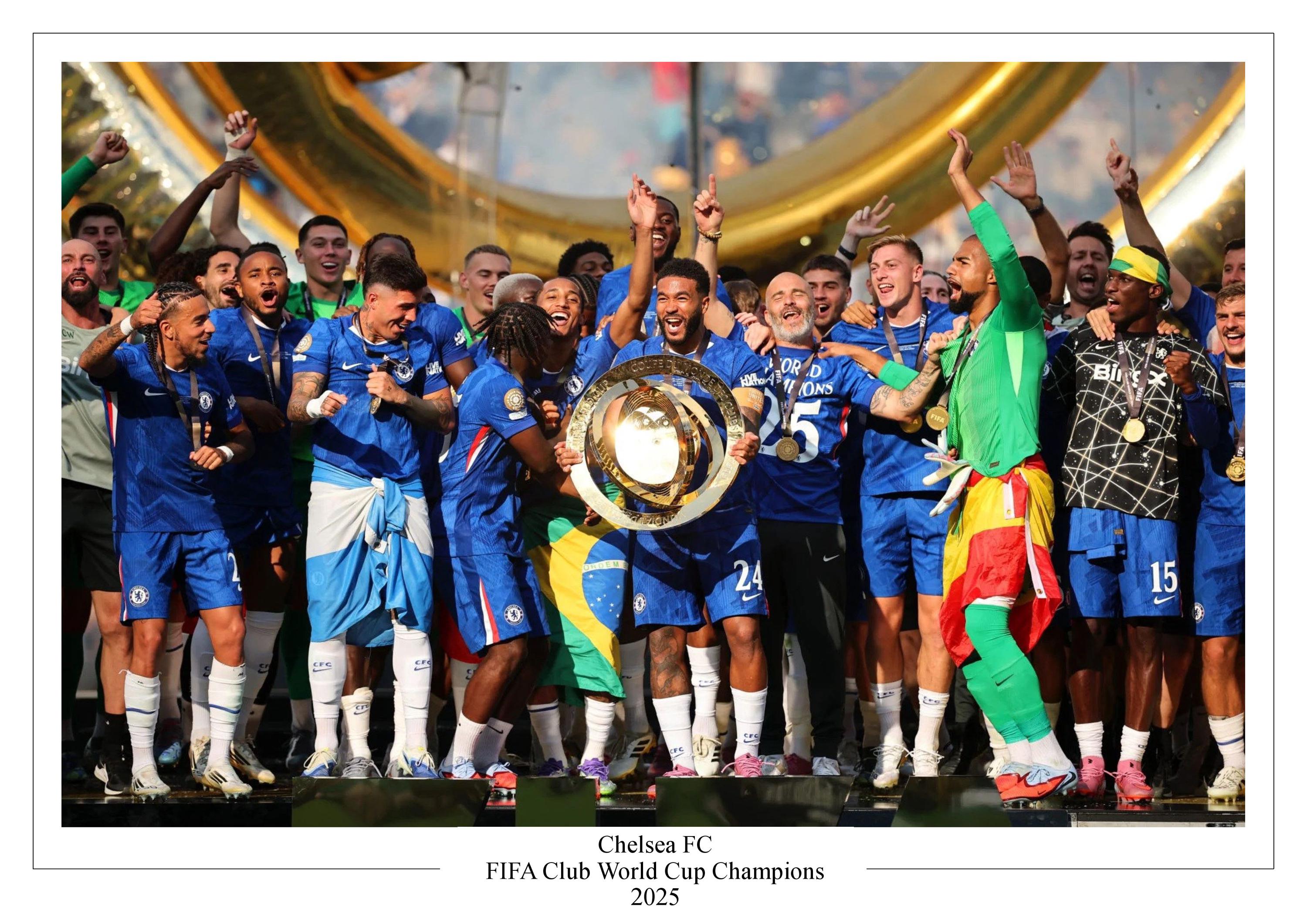 Chelsea FIFA Club World Cup 2025 Champions Poster Print