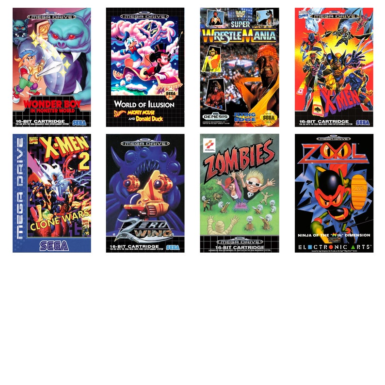 Sega Mega Drive Game Posters - Sega Genesis Game Posters - High Quality - Retro Gaming Posters R-Z - A5 / A4 / A3 / A3+ image 10