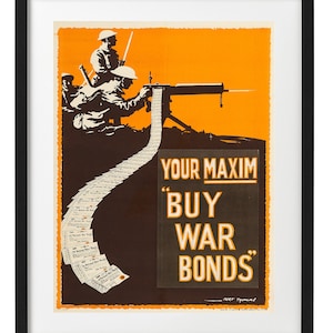 Buy War Bonds British WW1 Propaganda Poster World War One Poster image 1