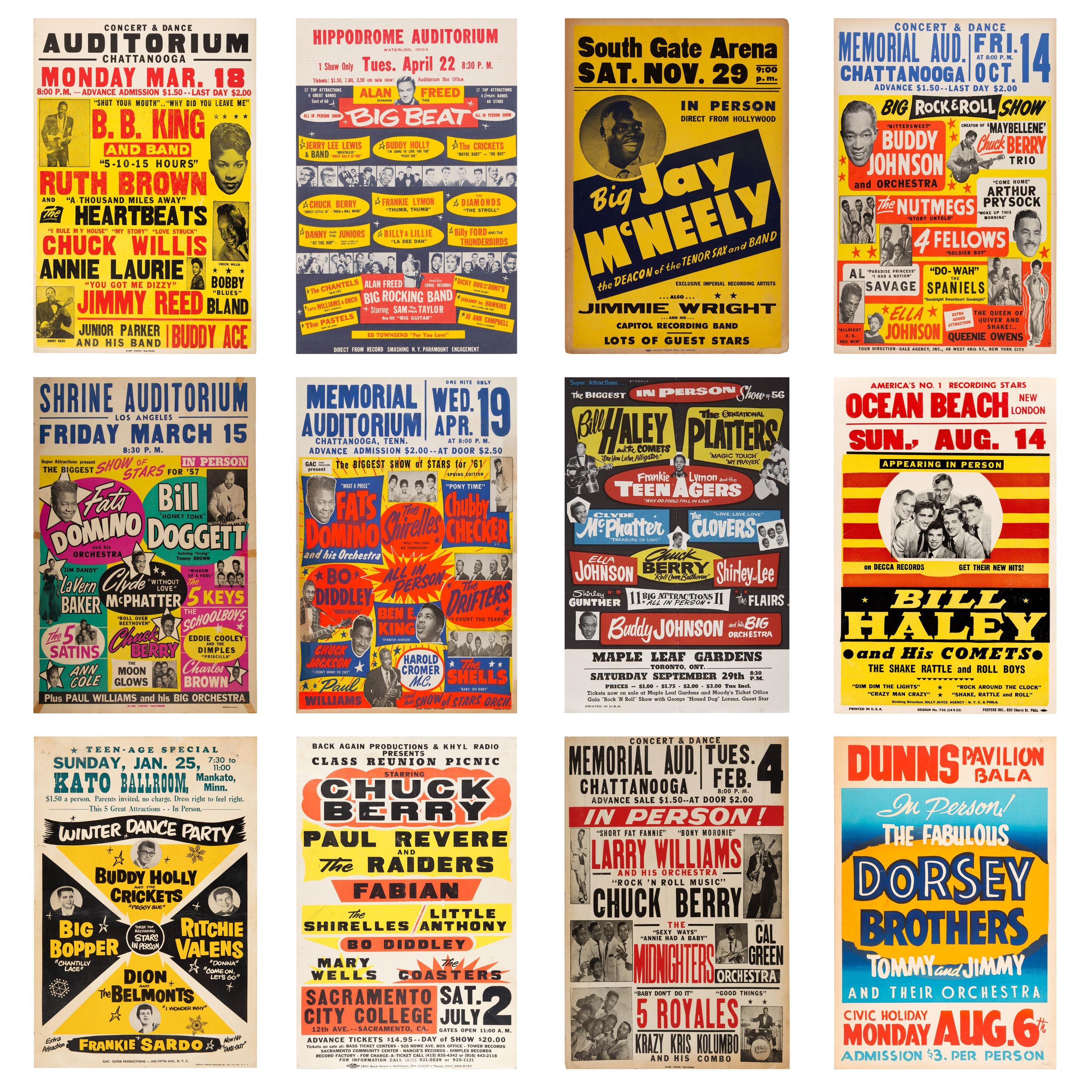 1950年代～1960年代のヴィンテージ・ロックンロール・コンサート