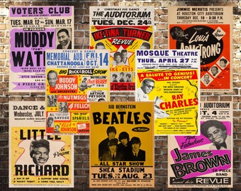 1950年代～1960年代のヴィンテージ・ロックンロール・コンサート
