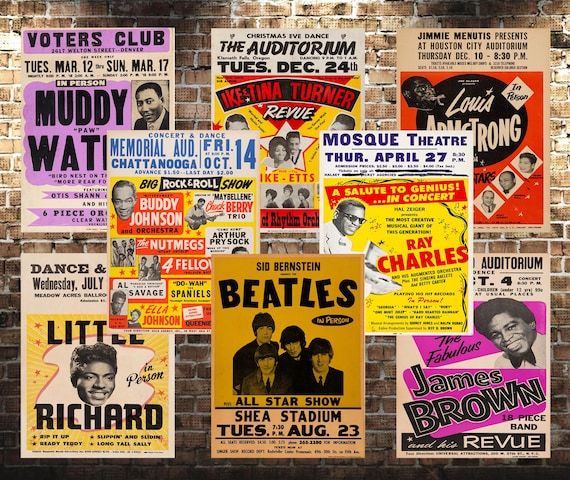1950年代～1960年代のヴィンテージ・ロックンロール・コンサート