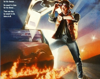 バック・トゥ・ザ・フューチャー映画ポスター 高品質ウォールアート A4