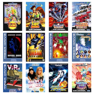 Sega Mega Drive Game Posters - Sega Genesis Game Posters - High Quality - Retro Gaming Posters R-Z - A5 / A4 / A3 / A3+ image 9