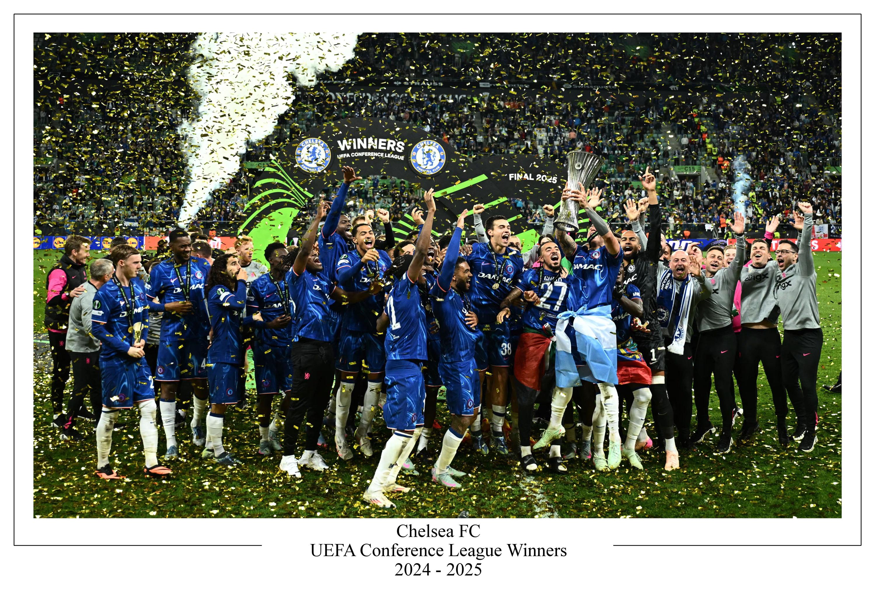 Affiche Chelsea Champions Conference League - 20x30 Pouces - Pop Art