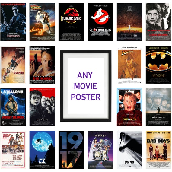 Any Original Movie Poster Choose Your Favourite Movie Film TV Poster High  Quality Posters Classic Film Movie TV Posters - Etsy