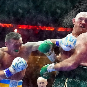 Tyson Fury v Oleksandr Usyk 2024 Arte Pintura Cartel Impresión Regalo A4 / A3 / A3+