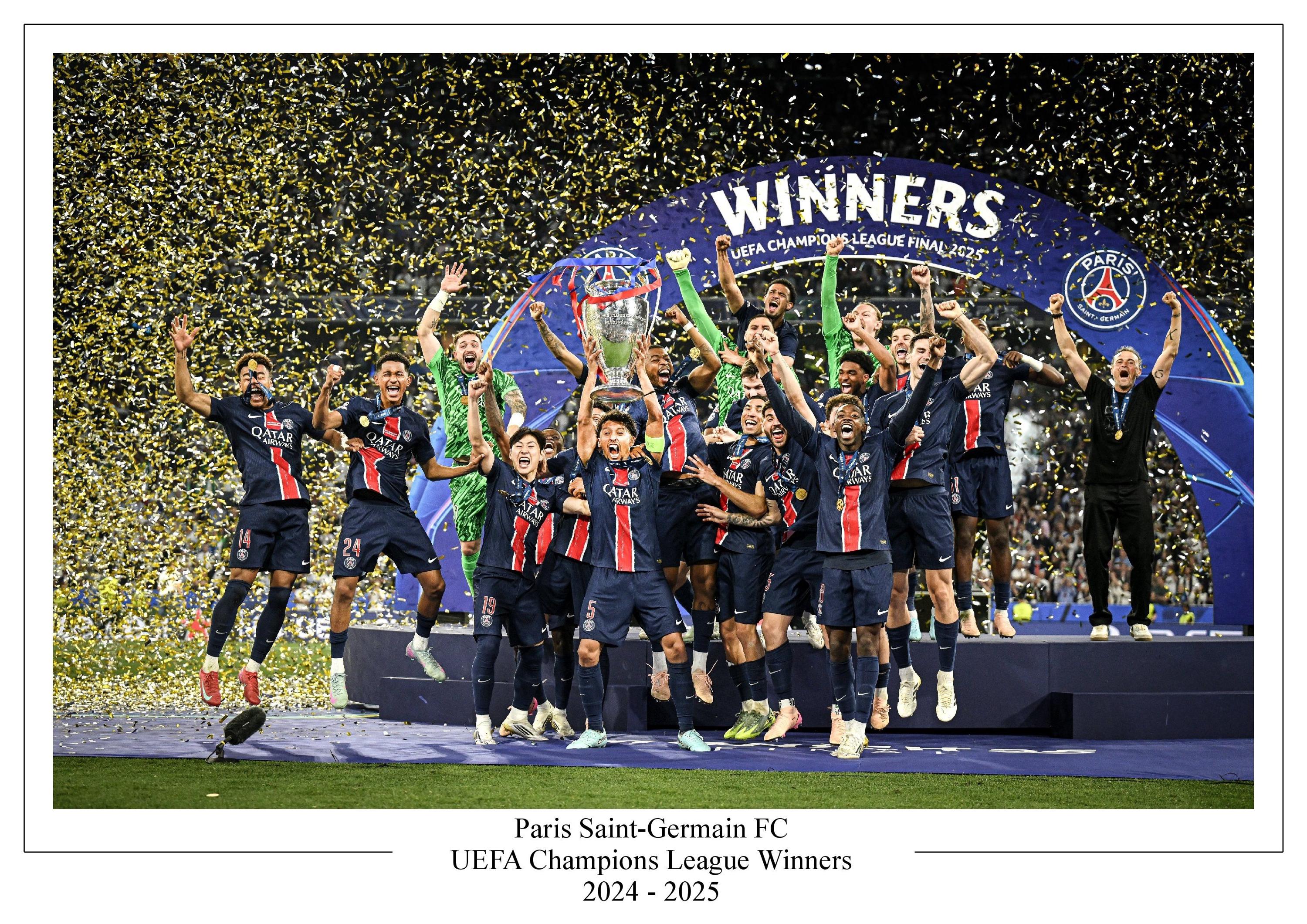 パリ・サンジェルマン UEFAチャンピオンズリーグ優勝チーム 2025