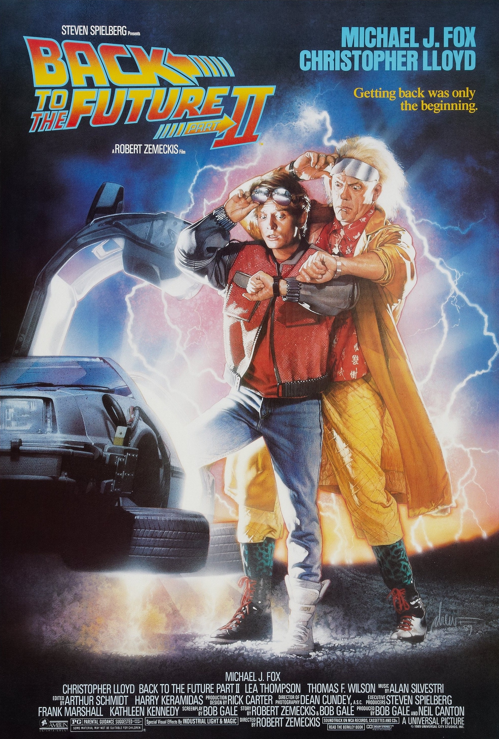 バック・トゥ・ザ・フューチャー映画ポスター 高品質ウォール