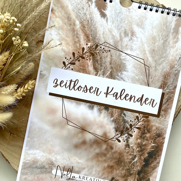 christlicher Kalender mit Bibelverse | zeitloser Kalender | christliche Geschenkidee | ermutigende Verse | DIN A4,A3