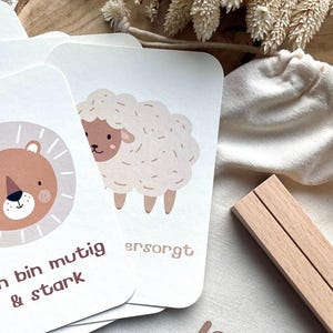 christliche Ermutigungskarten für Kinder "Ich bin" Aussagen aus Gottes Wort | christliche Geschenkidee für Kinder | Affirmationen für Kinder