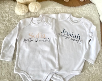 christlicher Babybody mit Name | personalisierter Body christlich | christliche Geschenkidee zur Geburt | Geschenk zur Geburt personalisiert