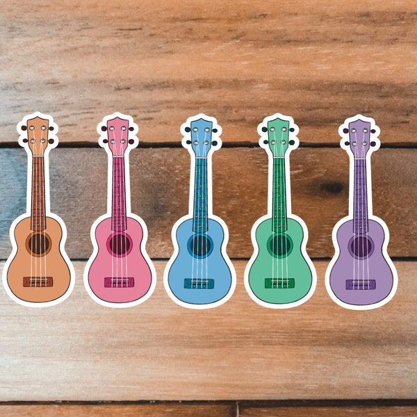 Ukulele Stickers Etsy