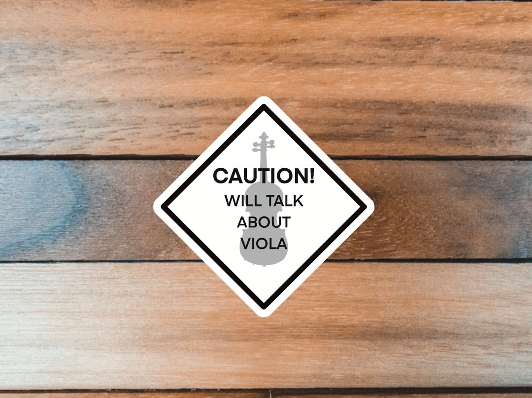Layered Viola Sign Viola Sticker, Music Sticker, Violist Gift, Orchestra Sticker - Etsy