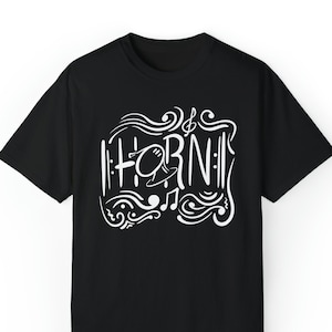 French Horn Shirt, Horn T-shirt, Gift for Horn Player, Band Shirt