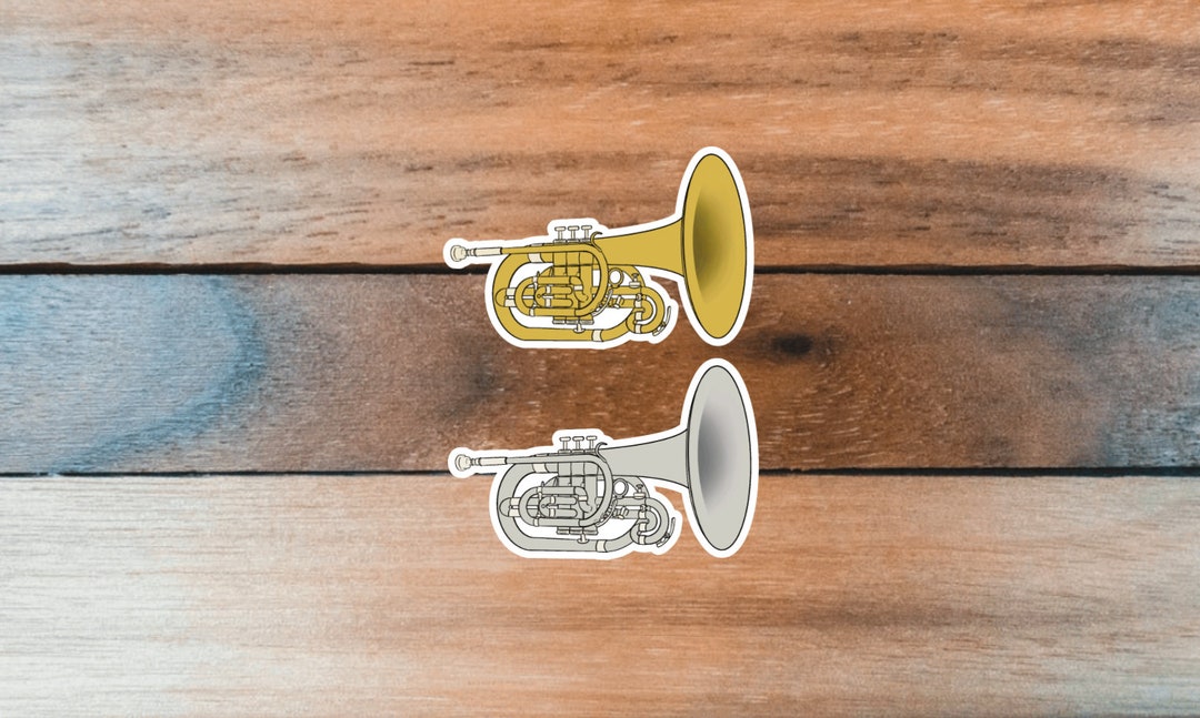 Mellophone Sticker, Horn Sticker Etsy