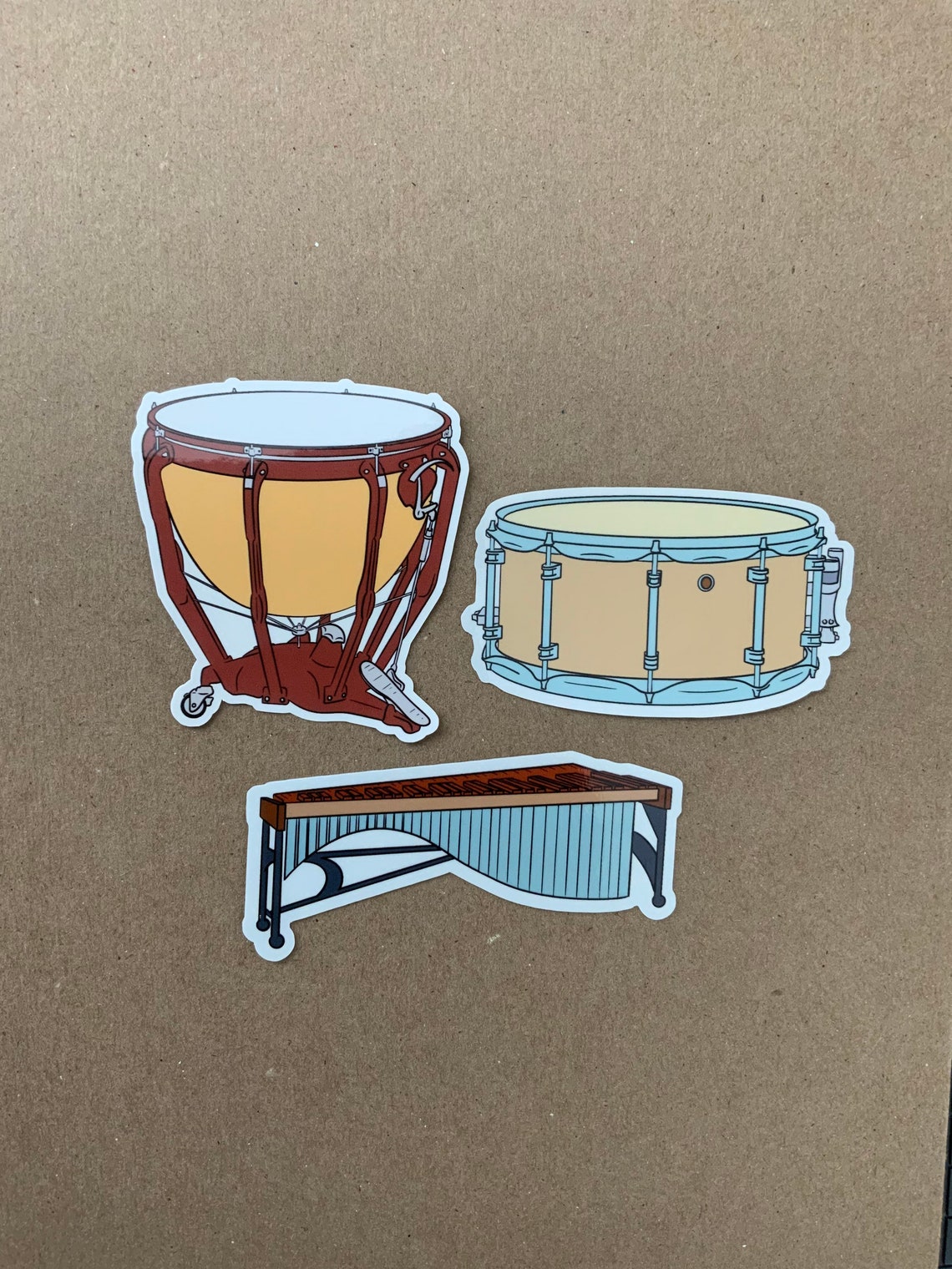 Percussion Sticker Pack Timpani Sticker Marimba Sticker Etsy