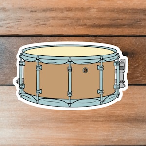 Snare Drum Percussion Sticker