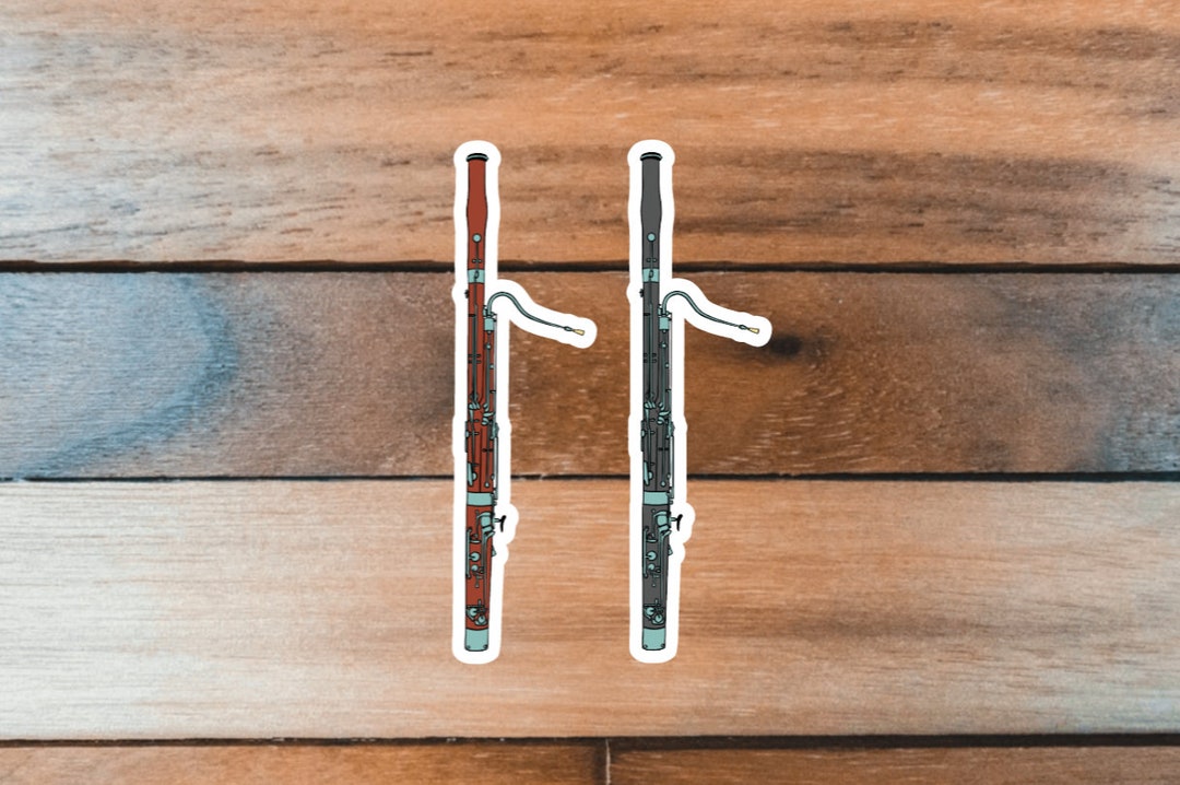 Bassoon Sticker - Etsy