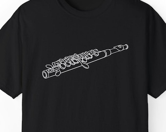 Camiseta Piccolo, Regalo para flautista, Camiseta de banda, Colores cómodos