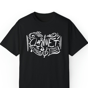 Clarinet Shirt, Gift for Clarinet Player, Band Shirt