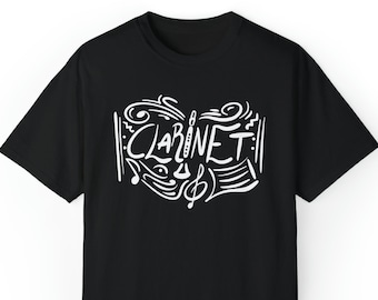 Camisa de clarinete, regalo para clarinete, camisa de banda