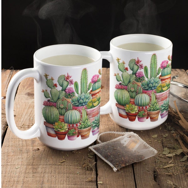 Cactus Mug Etsy