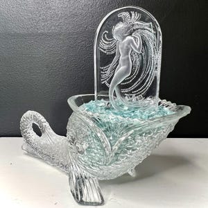 Lalique Mermaid Fountain Diorama - REPURPOSE